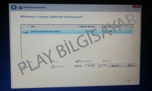 Windows 8 - 8.1 Format Play Bilgisayar