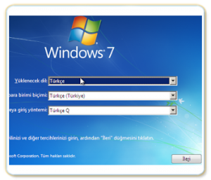 Windows 7 Format Atmak CD'siz